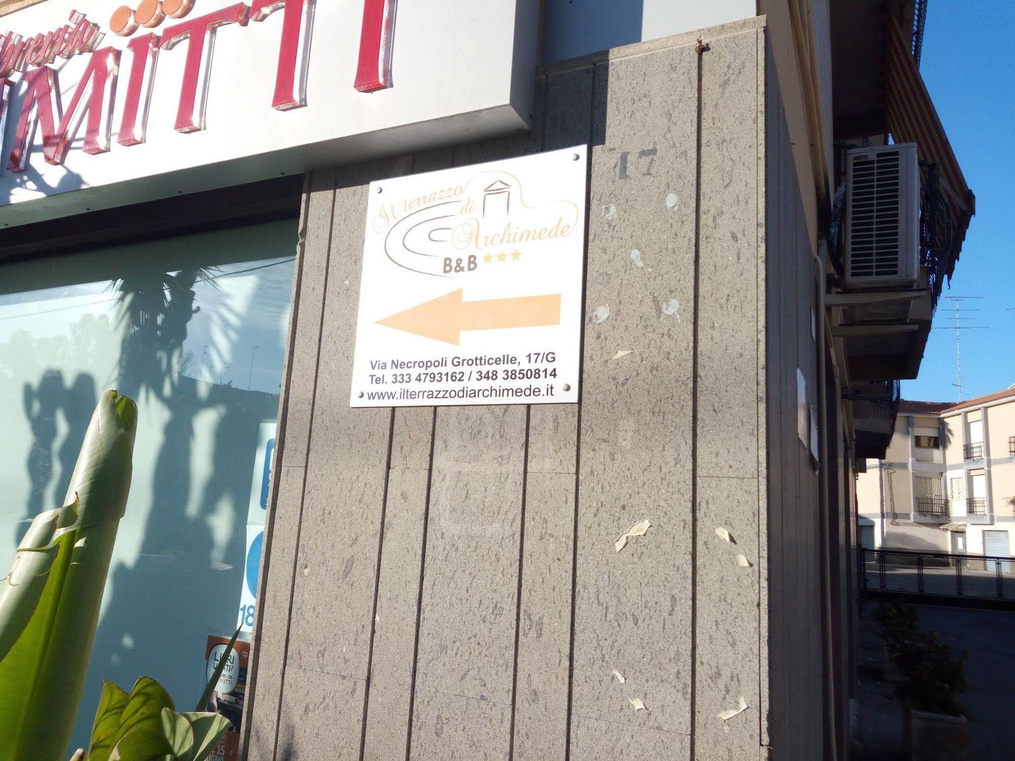 Affittacamere Il Terrazzo Di Archimede Syracuse Exterior foto